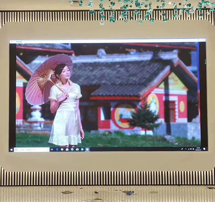 Pantalla de visualización interior montada en la pared con una frecuencia de actualización vívida y un ángulo de visión amplio