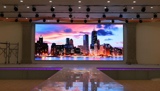 P2.5 Indoor HD Led Display Iglesia fondos públicos Pared de video