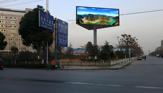 Display LED de instalación fija al aire libre Publicidad P8 Display LED soporte personalizado