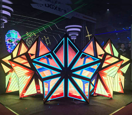Decoración de edificios hecha fácil P4 pantalla de LED e interfaz Micro USB