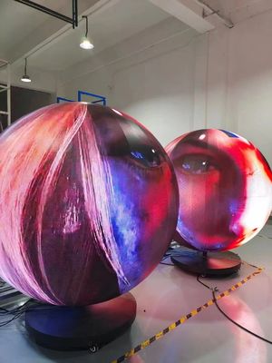 Pantalla de pantalla de LED de forma irregular personalizada con potencia USB Pantalla de pantalla curva SMD